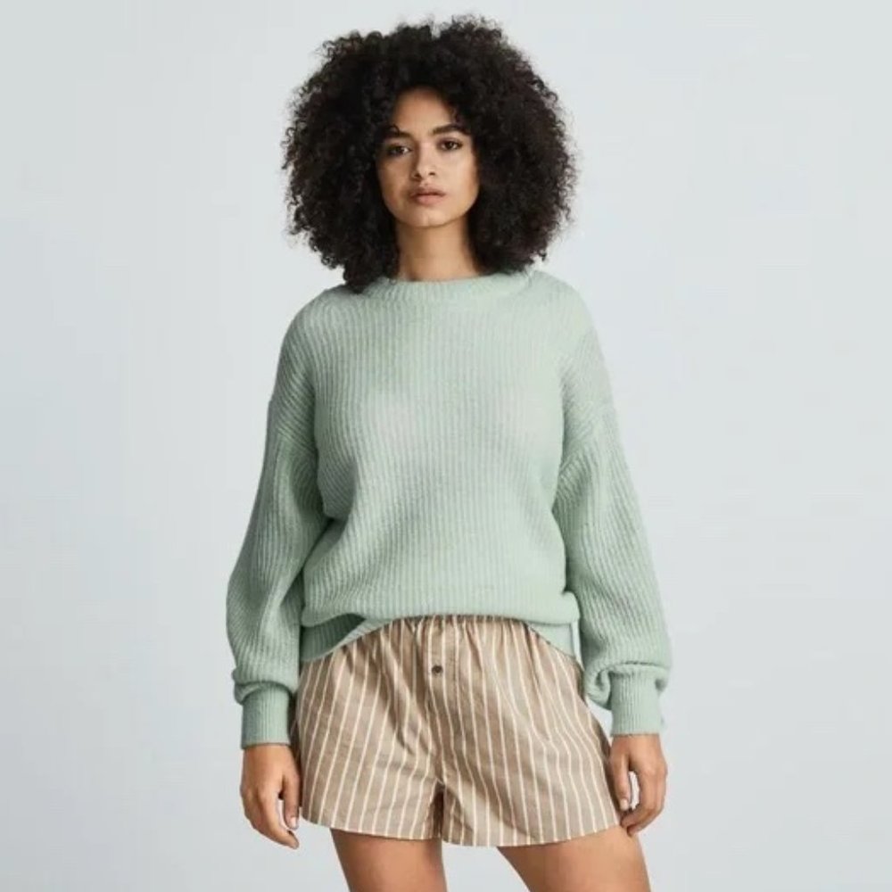 Everlane Oversized Alpaca Crew Sweater
